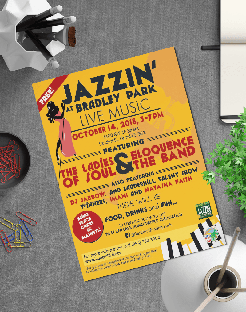 Jazzin'-Bradley Park Promo Card