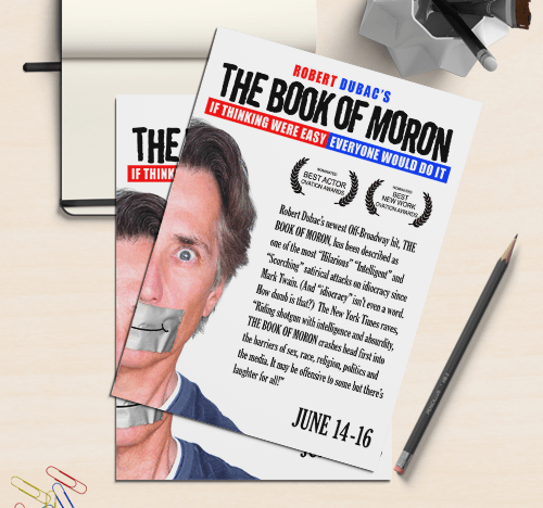 Book of Moron Promo Card