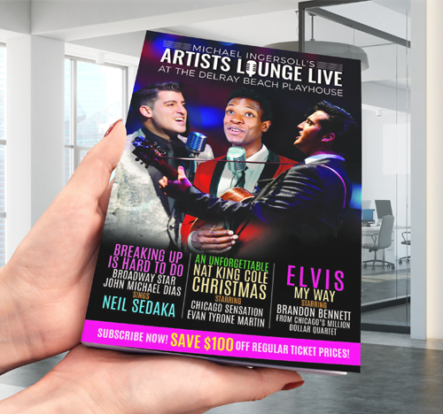 Delray Beach Playhouse – Artists Lounge Live Brochure