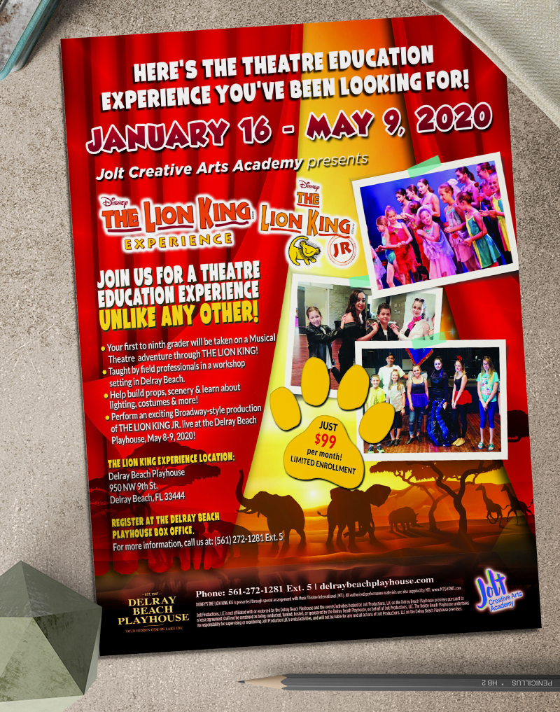 Lion King Experience Flyer