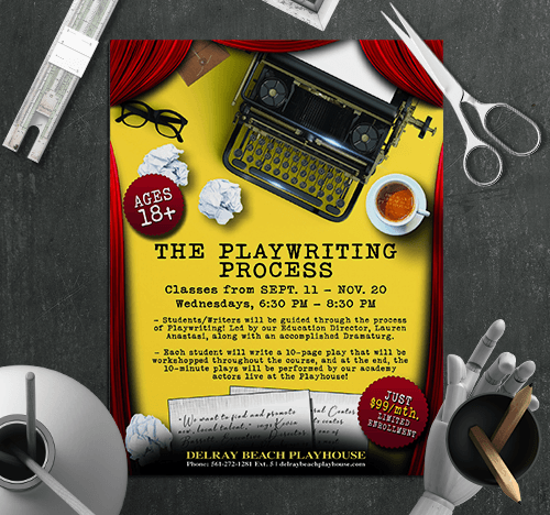 Playwriting Process Flyer